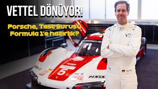 Sebastian Vettel Porsche ile Pistlere Dönüyor  Formula 1e Ön Hazırlık [upl. by Avirt]