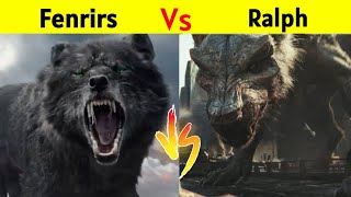 Ralph VS Fenris in Hindi  क्या MCU का Fenrir मार पायेगा Rampage के wolf को [upl. by Alleuqahs22]