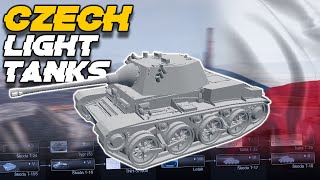 CZECHOSLOVAKIAN LIGHT TANKS  World of Tanks [upl. by Airtemed]