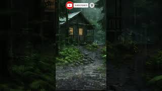 Rain and Thunder Sound at Night sleepsounds nature [upl. by Hanley846]