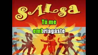 ENAMORADO DE TI FIEBRE AMARILLA SALSA KARAOKE [upl. by Acirdna]