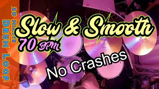 20 Minute Drum Loop  Slow and smooth 70 BPM no crashes version [upl. by Eelirak]