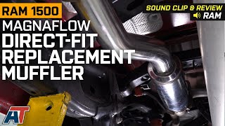 20192021 RAM 1500 57L Magnaflow DirectFit Replacement Muffler Sound Clip amp Review [upl. by Alpers314]