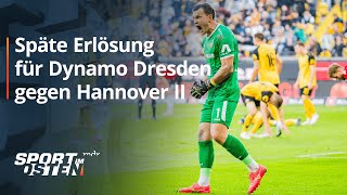 Späte Erlösung für Dynamo Dresden gegen Hannover II  MDR [upl. by Enaej]