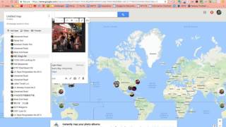 Adding Photo Albums to Google My Maps [upl. by Ydnolem924]