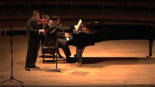 MAXIM VENGEROV AND PATRICE LARE  Sonata for violin and piano in D Major  F HAENDEL [upl. by Yreme]