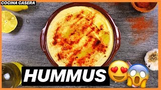 Cómo hacer Hummus casero Receta Saludable de Garbanzos [upl. by Aeresed225]