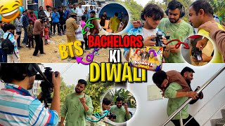 Bachelors ki Diwali BTS  Awanish Singh [upl. by Esdras]