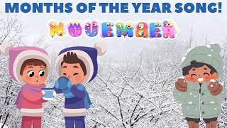 The Months of the Year Song [upl. by Inalial]