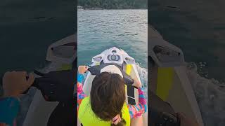 Ella driving Jetski on Sai Kaew Beach Sattahip Thailand 🇹🇭 [upl. by Adniroc]