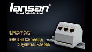 DIN Rail Mounting Keystone Module LNS7012 [upl. by Delilah]