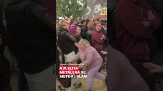 Abuelita metalera se mete al slam  N Shorts [upl. by Aenahs766]