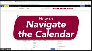 How to use our online Calendar [upl. by Dielle417]