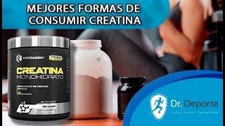 MEJORES FORMAS DE CONSUMIR CREATINA creatina [upl. by Yedsnil352]