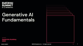 Databricks Generative AI Fundamentals [upl. by Carnahan596]