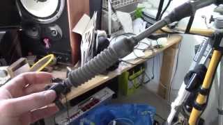 Repairing not replacing a sticky gear selector cable Nissan Vanette [upl. by Nnylecoj]