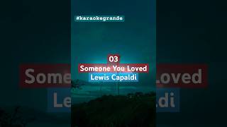 Someone You Loved  Lewis Capaldi karaokegrande karaoke lyrics music song fypage fypage [upl. by Shaver]