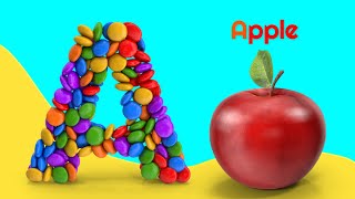 ABC Phonics Song  Toddlers learning video A for Apple ABC Song Nursery Rhymes Alphabet Song [upl. by Adile454]