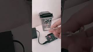 Smart Dustbin using Arduino uno and ultrasonic sensor arduinoproject iiot projects [upl. by Arreyt443]