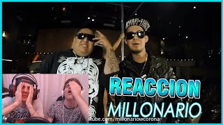 REACCION Millonario y WCorona Más flow Más cash Oficial [upl. by Ramsa]