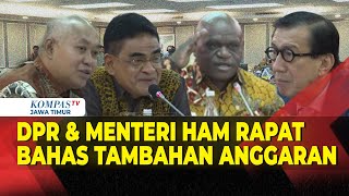 Full Komisi XIII DPR dan Menteri HAM Natalius Pigai Bahas Tambahan Anggaran dalam Rapat Perdana [upl. by Ardnahs999]