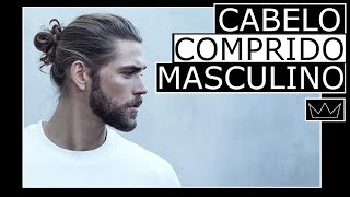 CABELO COMPRIDO MASCULINO como deixar crescer  MODA MASCULINA ft Macho Alpha [upl. by Turnheim]