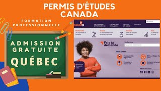 Admission gratuite pour étudiant étranger au Québec 🇨🇦 niveau professionnelle enloja canada [upl. by Inigo]