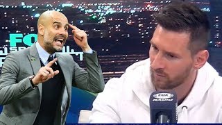 Así explica Messi por qué Guardiola es diferente al resto de entrenadores ⚽ REVIEW ⚽ 2019 [upl. by Nosyaj]