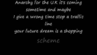 anarchy in the uk with lyrics [upl. by Glenn916]