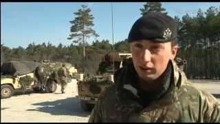 Scimitar Armoured Vehicles Fire a Farewell  Forces TV [upl. by Yorgos]