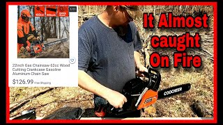 Coocheer 22quot 20quot Chainsaw UnboxingReview Worst Unboxing Ever Multiple Issues [upl. by Adas]