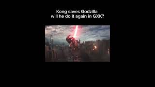 Kong saves Godzilla in GVK Will he do it again in GXK shorts gxk monsterverse godzilla [upl. by Drauode]