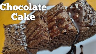 No Oven chocolate cake RecipeSimple Basic cake recipe [upl. by Anile]