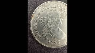 Very Rare Value Word Coin Dollar 1795 United States Of America 1000000 [upl. by Meehyrb]