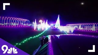 Full 360° drive through Christmas in Color [upl. by Nyrb]