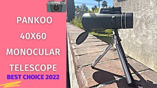 Pankoo 40X60 Monocular Telescope Review amp Test  Best Monocular Telescope Shorts [upl. by Arras]