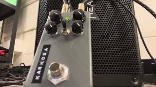 3112024 Karkosa fuzz pedal DOD Carcosa with Agile Legacy 627 baritone guitar [upl. by Sinnard]