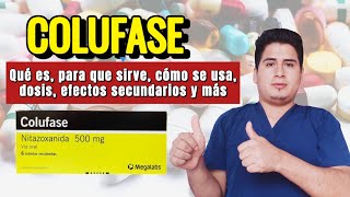 💊 NITAZOXANIDA Colufase Tabletas 500 MG Para Que Sirve  Dosis y ¿Cómo se Toma Para Desparasitar [upl. by Ariahay]