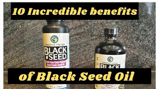 10 Incredible Benefits of Black Cumin Seed Oil [upl. by Atrahc51]