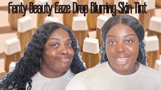 NEW FENTY Eaze Drop Blurring Skin Tint Review  Shade 21 [upl. by Rhyner]