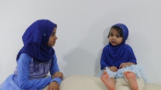 😘🥰Cutie Fatima is reciting Surah AlMasad with Maryam Masud [upl. by Dean]