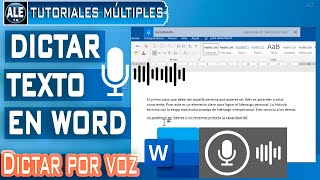 Como Dictar Por Voz En Word Dictar texto en Word [upl. by Dixon548]