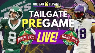 Vikings Tailgate Pregame Show Jets vs Vikings Brought to You by Brew Pub Pizza [upl. by Ozzy]