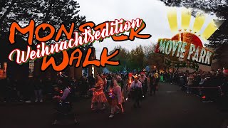 Monster Walk meets Weihnachten Halloween Horror FestivalMovie Park 2024  Show [upl. by Rooker]