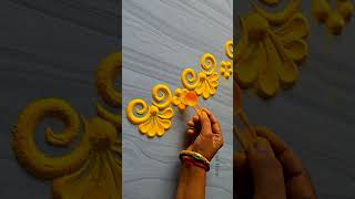 New year rangoli designs  door side border rangoli designs [upl. by Christis]