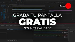 Cómo Grabar la Pantalla de tu Computadora GRATIS y en BUENA CALIDAD  Tutorial OBS Studio 2022 [upl. by Nhguav]