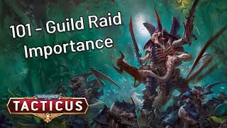 Tacticus 101  Importance of Guild Raids  Dominus Aegis is recruting warhammer40k tacticus [upl. by Akoyin]