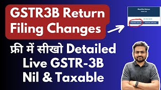 GSTR 3B Return Filing  How to File GSTR 3B  GST 3b Return Kaise Bhare  GSTR 3B Return Filing 2024 [upl. by Suoicserp]