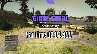 GTA 5 Time Trial This Week Observatory 02044  GTA 5 Online [upl. by Strait]