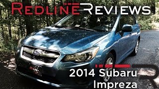 2014 Subaru Impreza Review Walkaround Exhaust amp Test Drive [upl. by Layney]